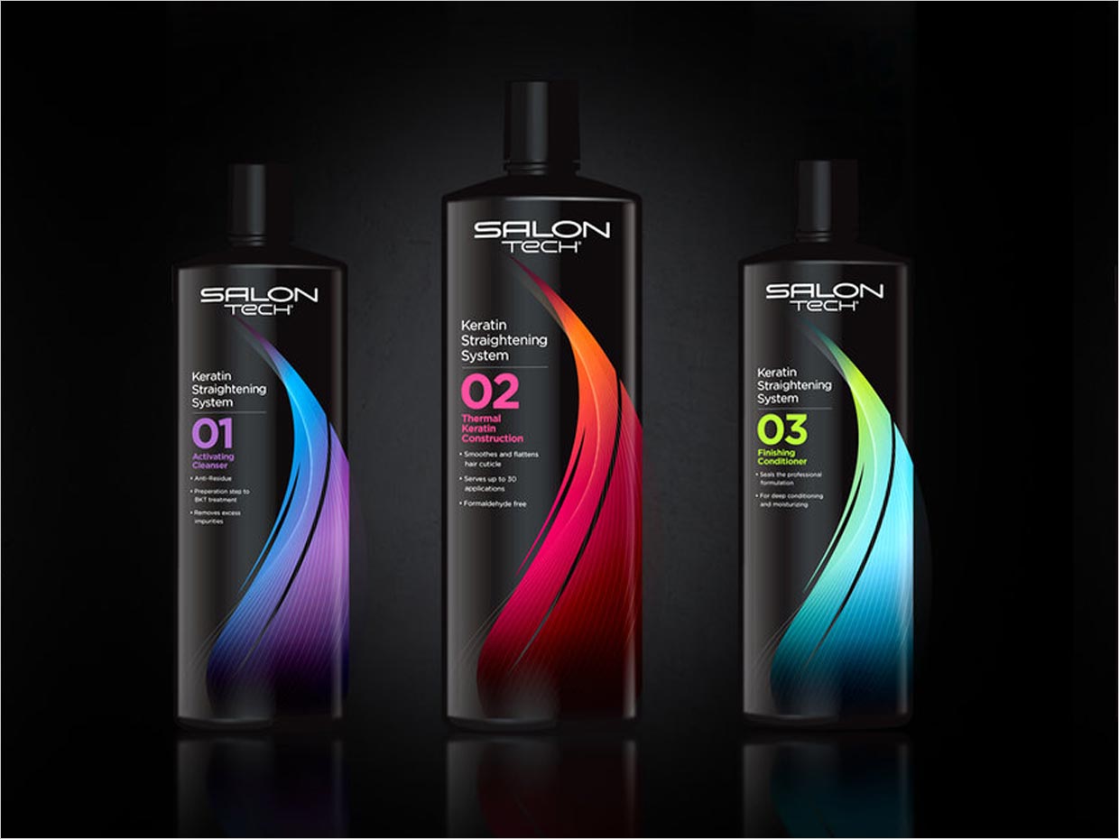 美國Salon Tech美容美發(fā)產(chǎn)品包裝設(shè)計(jì)欣賞